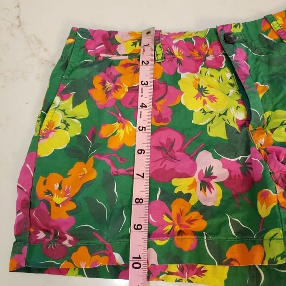 RALPH Lauren Sport Cotton Floral Print shorts, size 2 - Picture 6 of 7